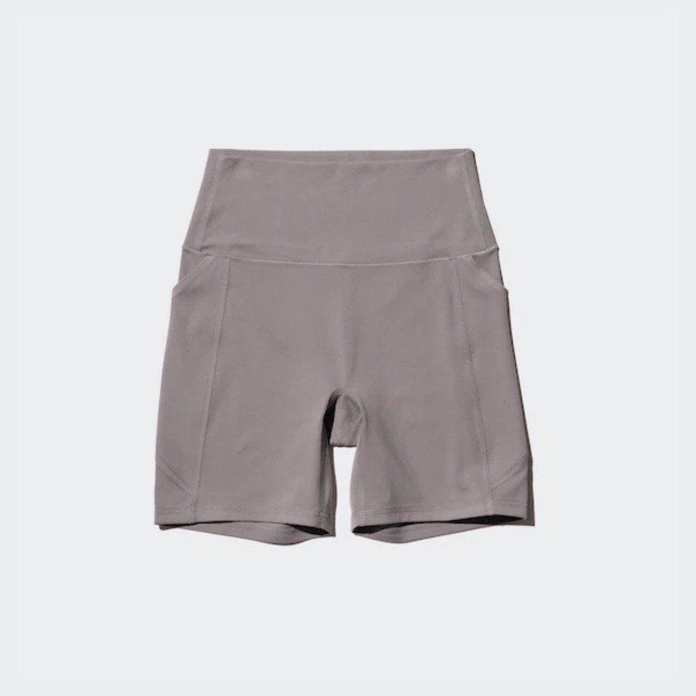 Priessei 5” High Waisted Biker Shorts Size Medium in Lilac Purple Color